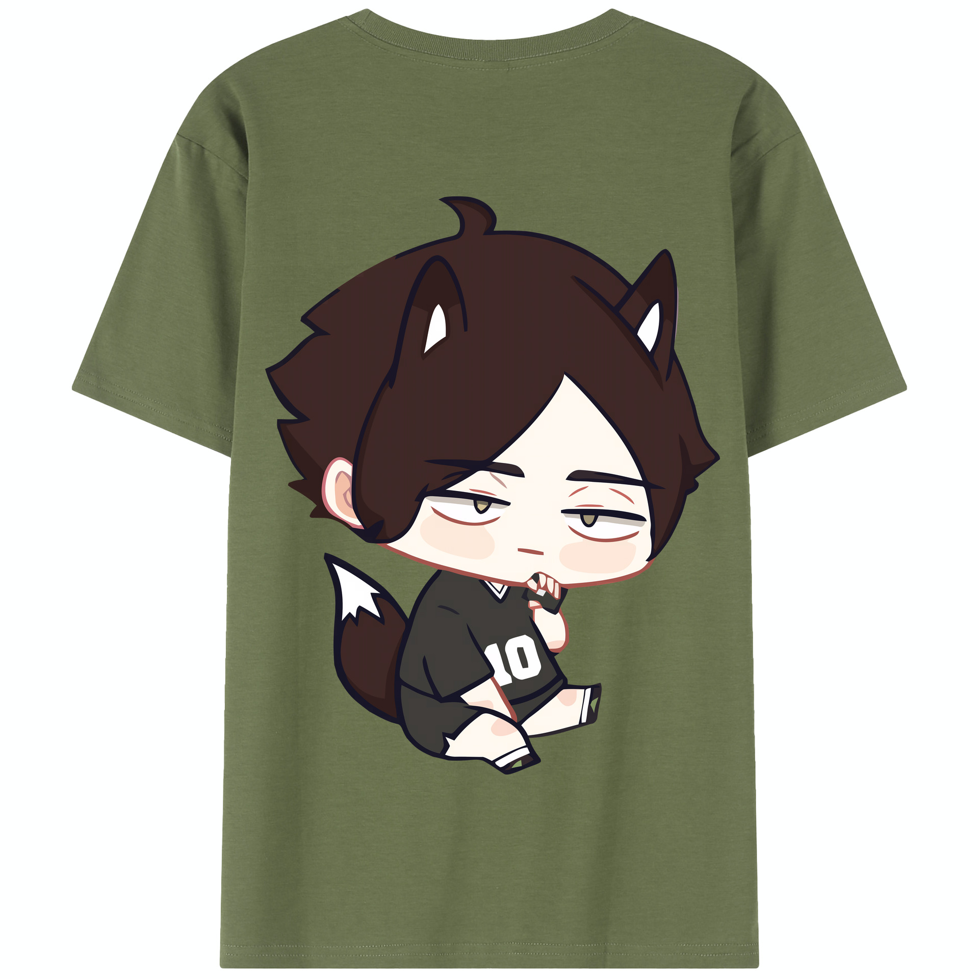 （画像用） ハイキュー!! Haikyu!! 綿100％半袖Tシャツ（背面プリント）